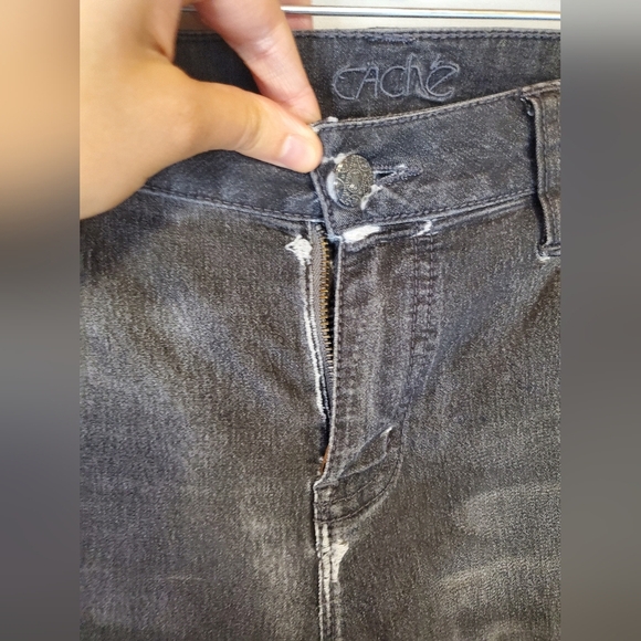 Cache Women's Gray Jeans - Picture 5 of 8